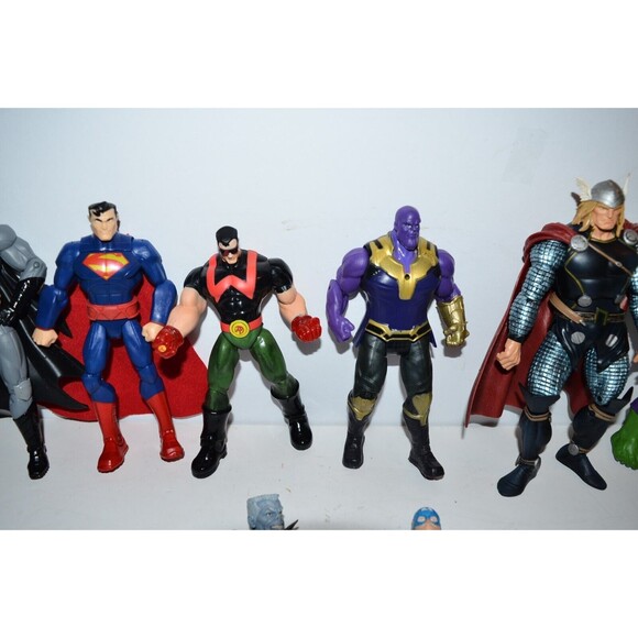 Action Figure Capt America Batman Foes Hulk Thor Thanos Tombstone etc. Lot - Picture 3 of 12